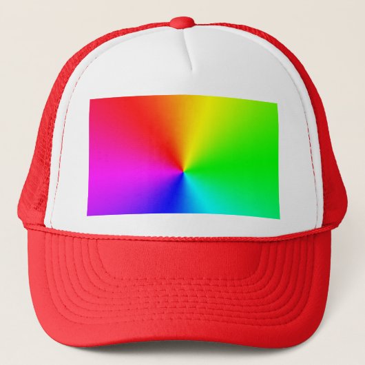 Regenboog Trucker Pet (Voorkant)