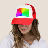 Regenboog Trucker Pet (In situ)