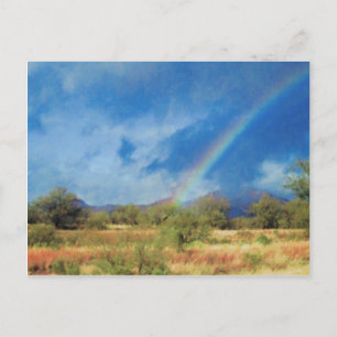Regenboog Tubac, AZ Briefkaart
