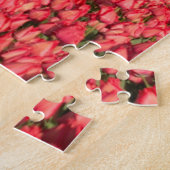 Regenboog, tulpen en windmolen in Nederland Legpuzzel (Zijkant)