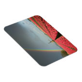 Regenboog, tulpen en windmolen rechthoekige magnee magneet (Rechterzijde)