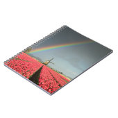 Regenboog, tulpen en windmolennotebooks notitieboek (Linkerzijde)