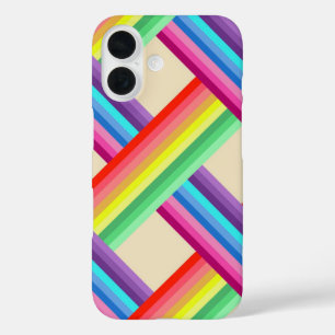 Regenboog Twist iPhone 16 Hoesje