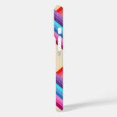 Regenboog Twist Case-Mate iPhone Case (Achterkant / Links)