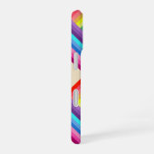 Regenboog Twist iPhone 16 Hoesje (Rechterkant)