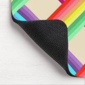 Regenboog Twist Muismat (Hoek)