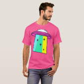 regenboog-ufo t-shirt (Voorkant volledig)