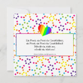Regenboog uitnodiging (Voorkant)