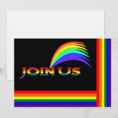 Regenboog Uitnodigingen (Voorkant / Achterkant)