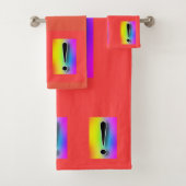 Regenboog Uitroep Bad Handdoek (Insitu)