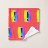 Regenboog Uitroepteken Bad Handdoek (Wasdoekje)