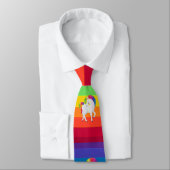 Regenboog Unicorn Unicorns Neckties Stropdas (Gebonden)