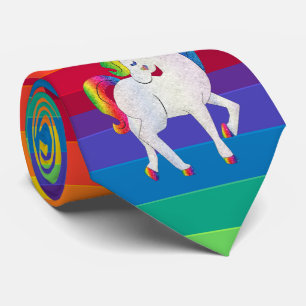 Regenboog Unicorn Unicorns Neckties Stropdas