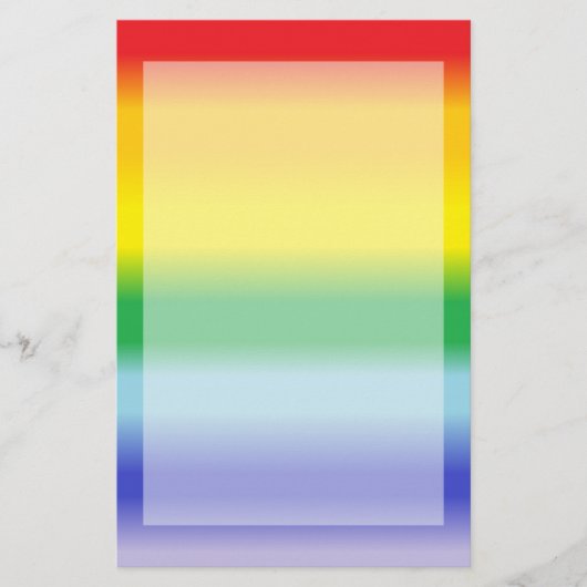 Regenboog v1 briefpapier (Voorkant)