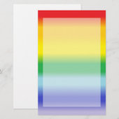 Regenboog v1 briefpapier (Voorkant / Achterkant)