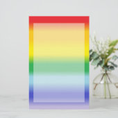 Regenboog v1 briefpapier (Staand voorkant)