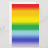 Regenboog v1 briefpapier (Voorkant / Achterkant)