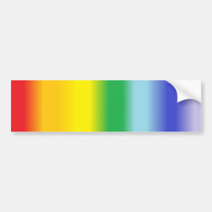 Regenboog v1 bumpersticker