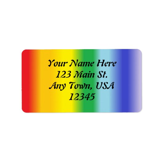 Regenboog v1 etiket (Voorkant)