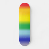 Regenboog v1 persoonlijk skateboard (Voorkant)