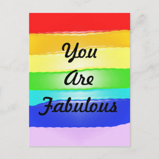 Regenboog v2 briefkaart