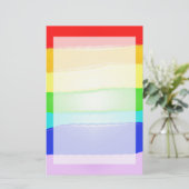 Regenboog v2 briefpapier (Staand voorkant)