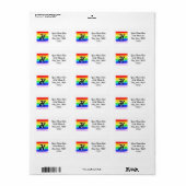 Regenboog v2 etiket (Full Sheet)