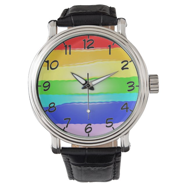 Regenboog v2 horloge (Voorkant)