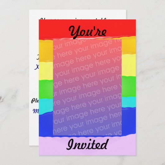 Regenboog v2 kaart (Voorkant / Achterkant)