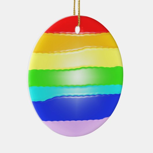 Regenboog v2 keramisch ornament (Rechts)