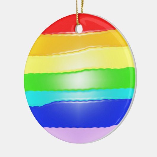 Regenboog v2 keramisch ornament (Links)