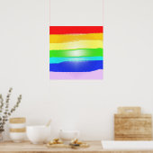 Regenboog v2 poster (Keuken)