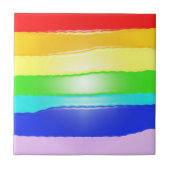 Regenboog v2 tegeltje (Voorkant)