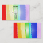 Regenboog v2 visitekaartje (Voorkant / Achterkant)