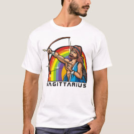 Regenboog van 1980 met Sagittarius Archer T-shirt