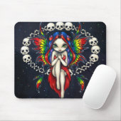 "Regenboog van Botten" Mousepad Muismat (Met muis)