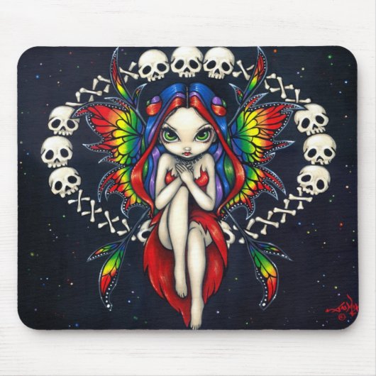 "Regenboog van Botten" Mousepad Muismat (Voorkant)