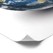 Regenboog van de aarde poster (Hoek)