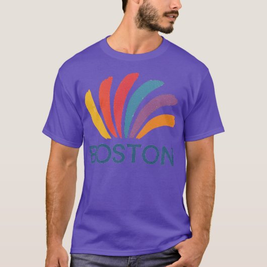 regenboog van de Boston-gastank T-shirt (Voorkant)