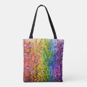 Regenboog van de Canvas tas van Butterflies en van (Achterkant)