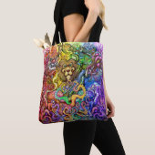 Regenboog van de Canvas tas van dieren (Dichtbij)