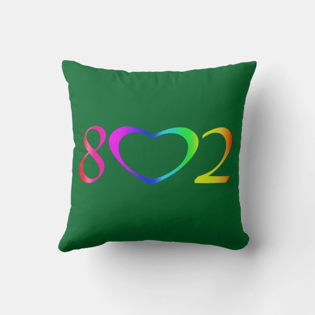 Regenboog van de Gay Pride Kussen (Achterkant)