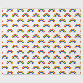 Regenboog van de Gay Pride. Liefde is liefde. Cadeaupapier