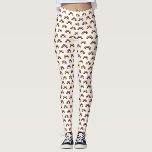 Regenboog van de Gay Pride. Liefde is Liefde. Leggings (Voorkant)