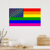 Regenboog van de Gay Pride Poster (Keuken)