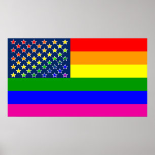 Regenboog van de Gay Pride Poster