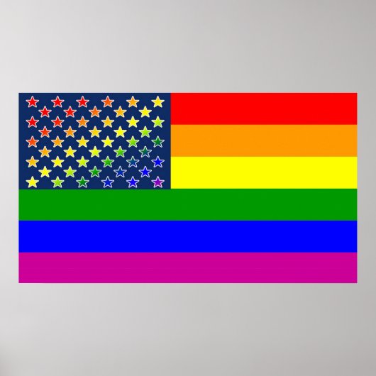 Regenboog van de Gay Pride Poster (Voorkant)