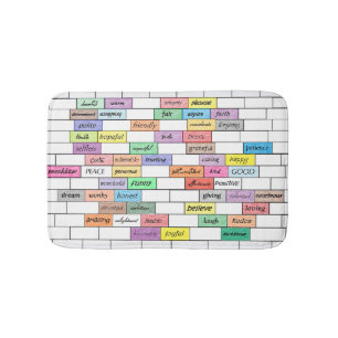 Regenboog van de Inspirerend graffiti Bath Mat