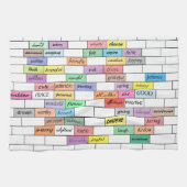 Regenboog van de Inspirerend Graffiti Kitchen Towe Theedoek (Horizontaal)