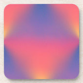 Regenboog van de kleurdiamantvormen bier onderzetter (Voorkant)